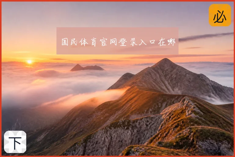 国民体育官网登录入口在哪
